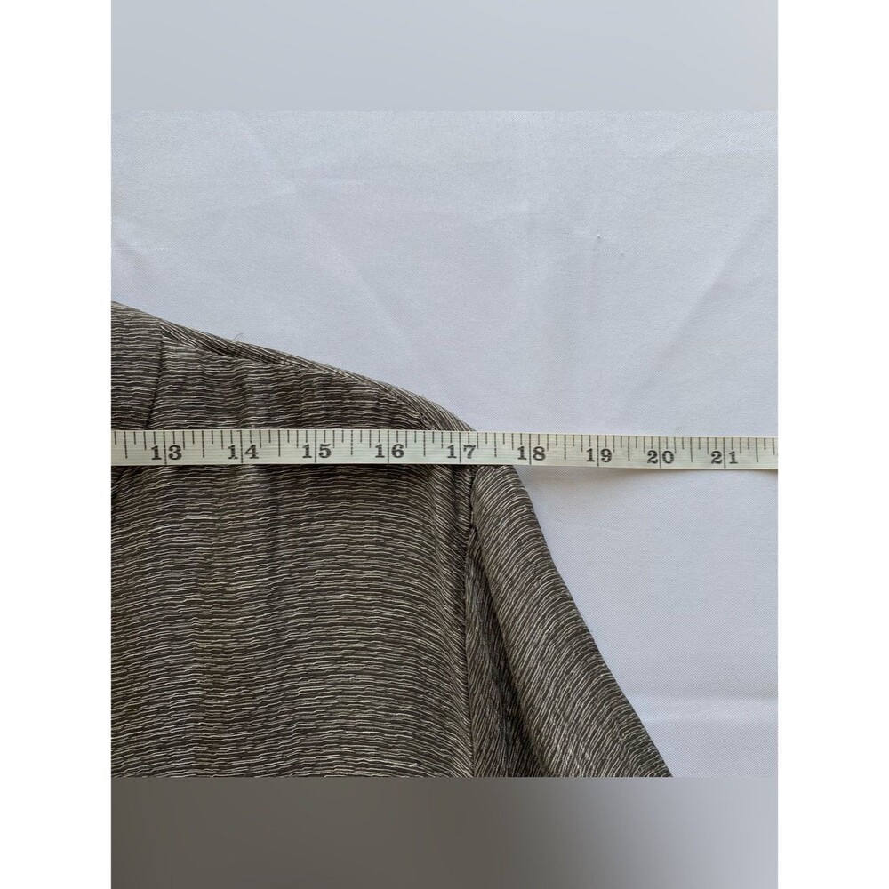 Eileen Fisher Yarn-Dyed Silk/ Linen Handkerchief Farmhouse Shirt Dress Size 1X - Picture 13 of 15